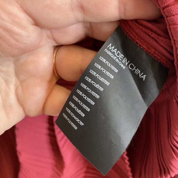 NEW Club Monaco Rose Pink Viga Pleated Tie Waist Romper Size 12 - Picture 8 of 9